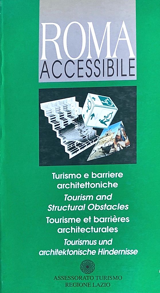 Copertina della guida verde multilingue Roma Accessibile - Turismo e barriere architettoniche (1993)