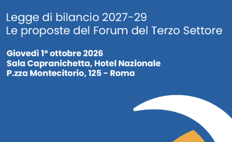 Le proposte del Forum Terzo Settore in vista della Legge di Bilancio per il 2027